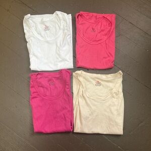 Elegant Women's Tank Top Collection - Pink, White, Cream